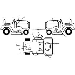 McCulloch M115-77T - 96041028600 - 2012-10 - Decals Parts Diagram