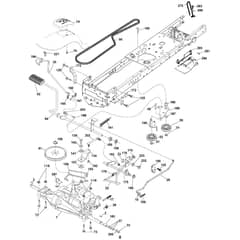 McCulloch M115-77T - 96041028701 - 2013-05 - Drive Parts Diagram