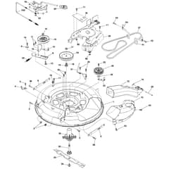 McCulloch M115-77TC - 96051005900 - 2012-10 - Mower Deck - Cutting Deck Parts Diagram