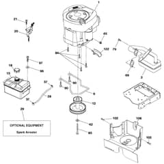 McCulloch M115-77TC - 96051005902 - 2014-04 - Engine Parts Diagram