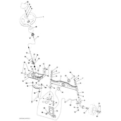 McCulloch M115-97 - 96041026603 - 2013-06 - Steering Parts Diagram