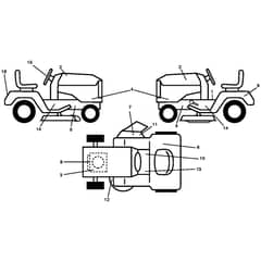 McCulloch M125107H - 96041020300 - 2010-09 - Decals Parts Diagram