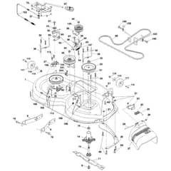 McCulloch M125107H - 96041020300 - 2010-09 - Mower Deck - Cutting Deck Parts Diagram