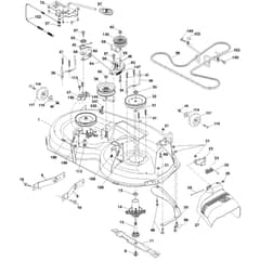 McCulloch M125107H - 96041020301 - 2011-08 - Mower Deck - Cutting Deck Parts Diagram