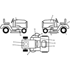 McCulloch M125107T - 96041029000 - 2012-08 - Decals Parts Diagram
