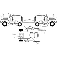 McCulloch M12530 - 96041017600 - 2010-02 - Decals Parts Diagram
