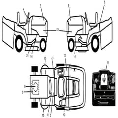 McCulloch M12592RB - 96061016900 - 2008-08 - Decals Parts Diagram