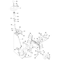 McCulloch M12597 - 96011029700 - 2010-09 - Steering Parts Diagram