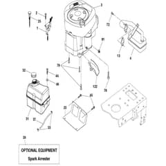 McCulloch M12597HRB - 96061031400 - 2010-09 - Engine Parts Diagram