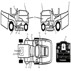 McCulloch M12597RB - 96061028700 - 2010-07 - Decals Parts Diagram