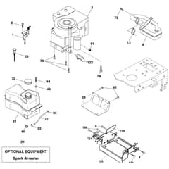 McCulloch M12597RB - 96061028702 - 2010-11 - Engine Parts Diagram