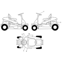 McCulloch M125-77X - 96021003300 - 2015-06 - Decals Parts Diagram