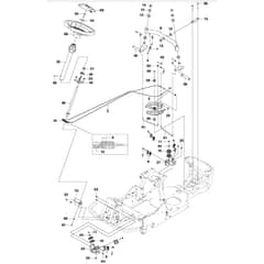McCulloch M125-85F - 967295401 - 2015-01 - Steering Parts Diagram