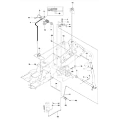 McCulloch M125-94FH - 967028401 - 2014-03 - Mower Lift - Deck Lift Parts Diagram