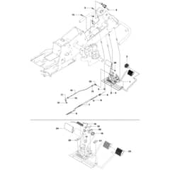 McCulloch M125-94FH - 967028401 - 2014-03 - Pedals Parts Diagram