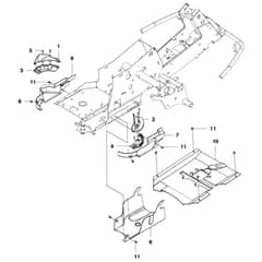 McCulloch M125-94FH - 967028401 - 2015-03 - Cover (1) Parts Diagram
