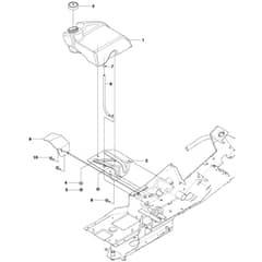 McCulloch M125-94FH - 967028401 - 2015-03 - Fuel System Parts Diagram