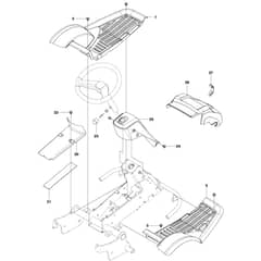 McCulloch M125-94FH - 967028402 - 2018 - Cover (3) Parts Diagram