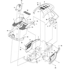 McCulloch M125-97FH - 967207101 - 2013-01 - Cover Parts Diagram