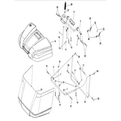 McCulloch M125-97RB - 96051004900 - 2012-01 - Bagger Parts Diagram
