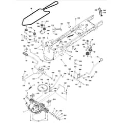 McCulloch M125-97RB - 96051004900 - 2012-01 - Drive Parts Diagram