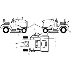 McCulloch M125-97T - 96041033400 - 2013-06 - Decals Parts Diagram