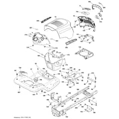 McCulloch M125-97T - 96041035200 - 2013-06 - Chassis & Enclosures Parts Diagram