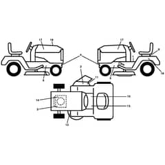 McCulloch M125-97T - 96041038101 - 2016-03 - Decals Parts Diagram