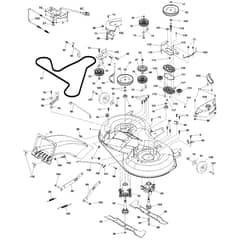 McCulloch M125-97TC - 96051006000 - 2012-11 - Mower Deck - Cutting Deck Parts Diagram