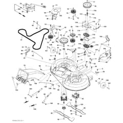 McCulloch M125-97TC - 96051006002 - 2013-07 - Mower Deck - Cutting Deck Parts Diagram