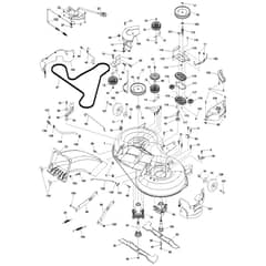 McCulloch M125-97TC - 96051006103 - 2014-06 - Mower Deck - Cutting Deck Parts Diagram