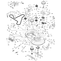 McCulloch M125-97TC - 96051009700 - 2013-06 - Mower Deck - Cutting Deck Parts Diagram