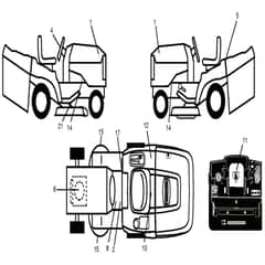 McCulloch M12T92RB - 96061010200 - 2009-08 - Decals Parts Diagram