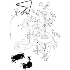 McCulloch M12T92RB - 96061010200 - 2009-08 - Mower Deck - Cutting Deck Parts Diagram