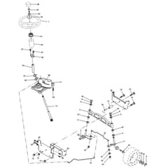 McCulloch M12T92RB - 96061010202 - 2009-08 - Steering Parts Diagram