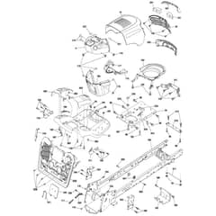 McCulloch M130-97RB - 96051003700 - 2012-01 - Chassis & Enclosures Parts Diagram