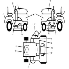 McCulloch M13538 - 96041011600 - 2010-03 - Decals Parts Diagram