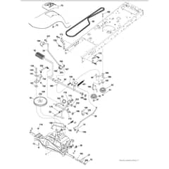 McCulloch M13538 - 96041011600 - 2010-03 - Drive Parts Diagram