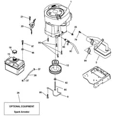 McCulloch M13538 - 96041011600 - 2010-03 - Engine Parts Diagram