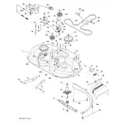 McCulloch M13538 - 96041011600 - 2010-03 - Mower Deck - Cutting Deck Parts Diagram