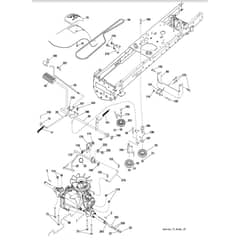 McCulloch M13577H - 96041021200 - 2010-09 - Drive Parts Diagram