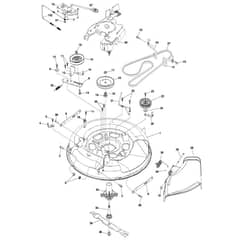 McCulloch M13577H - 96041021200 - 2010-09 - Mower Deck - Cutting Deck Parts Diagram