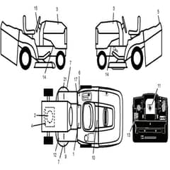 McCulloch M13592HRB - 96061009902 - 2008-08 - Decals Parts Diagram