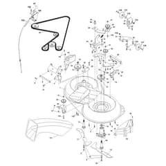 McCulloch M13592HRB - 96061017000 - 2008-08 - Mower Deck - Cutting Deck Parts Diagram