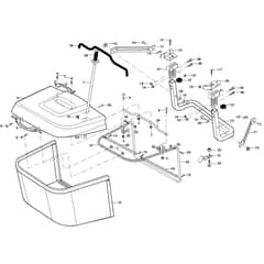 McCulloch M13592RB - 96061010102 - 2008-08 - Bagger Parts Diagram
