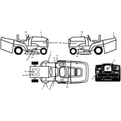 McCulloch M13592RB - 96061010103 - 2008-06 - Decals Parts Diagram