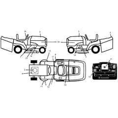 McCulloch M13592RB - 96061010105 - 2010-03 - Decals Parts Diagram