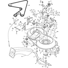 McCulloch M13592RB - 96061012403 - 2008-08 - Mower Deck - Cutting Deck Parts Diagram
