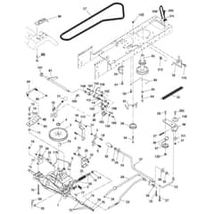McCulloch M13597 - 96011023801 - 2009-04 - Drive Parts Diagram