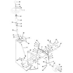 McCulloch M13597 - 96011023801 - 2009-04 - Steering Parts Diagram
